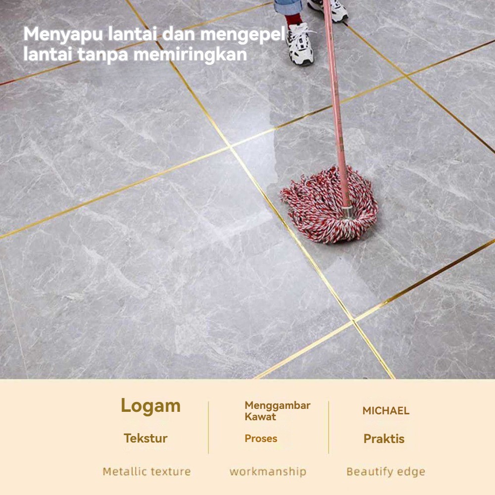 Jual Omax 50M/Roll Gulungan Sticker list gold roll Gulungan Sticker ...