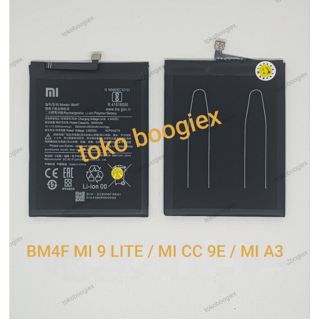 Jual BATTERY BATERAI XIAOMI BM4F for MI 9 LITE/MI CC 9E/MI A3 | Shopee ...