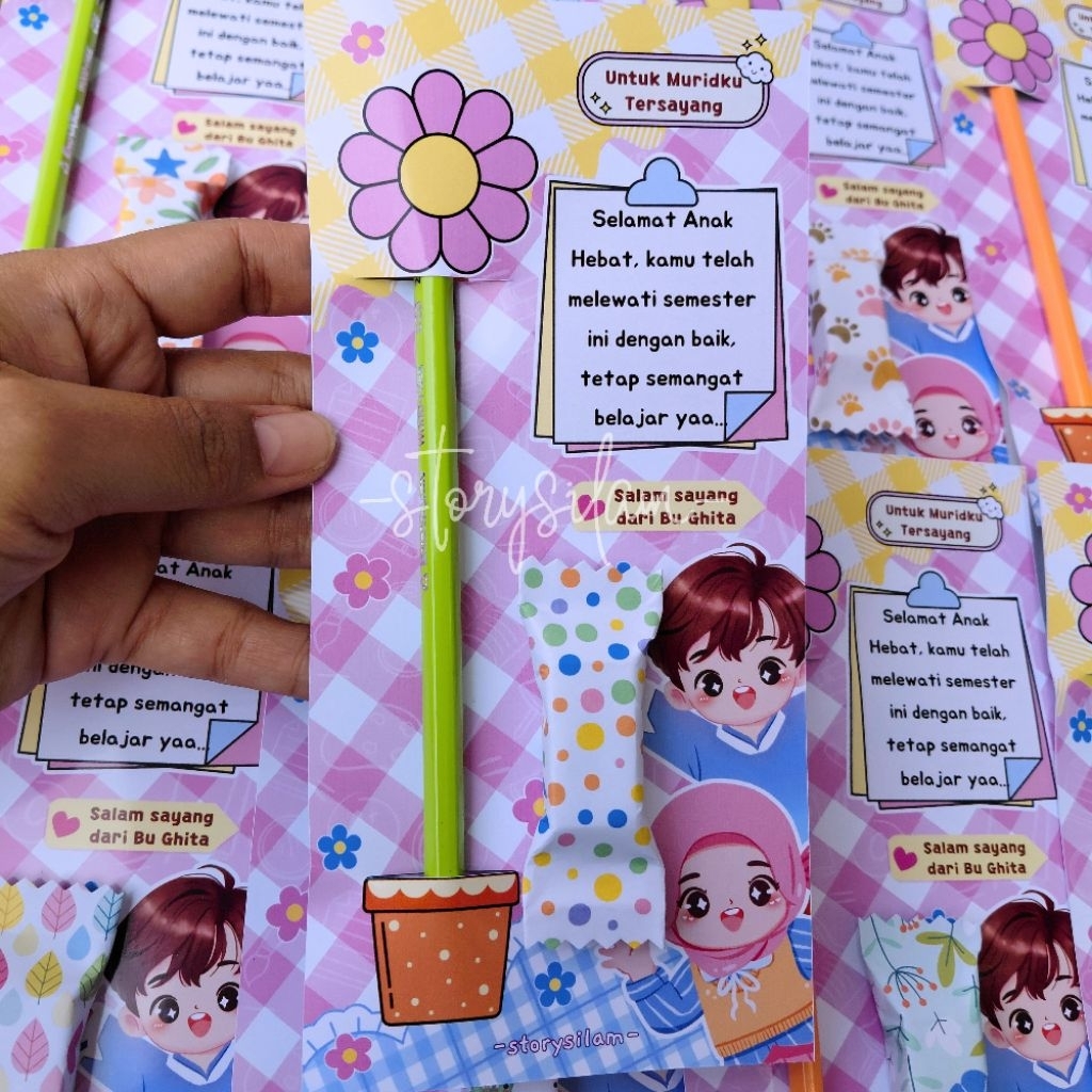 Jual Mini Gift Set Pensil & Penghapus | Reward Murid | Hadiah Kenaikan ...