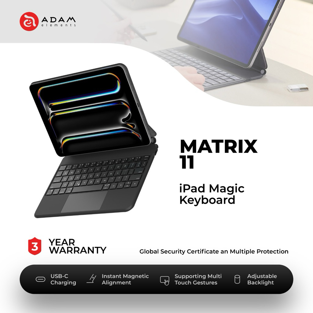 Jual ADAM elements Matrix 11 iPad Magic Keyboard | Shopee Indonesia