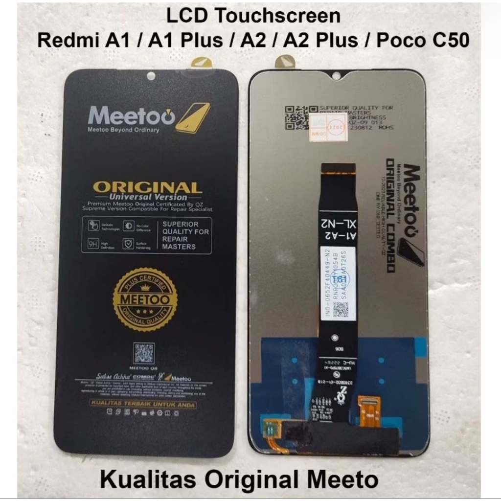 Schermo LCD Di Ricambio Per Xiaomi Redmi A1 / A1 Plus / A2 / A2 Plus – Display E Touch Screen, Kit Di Assemblaggio