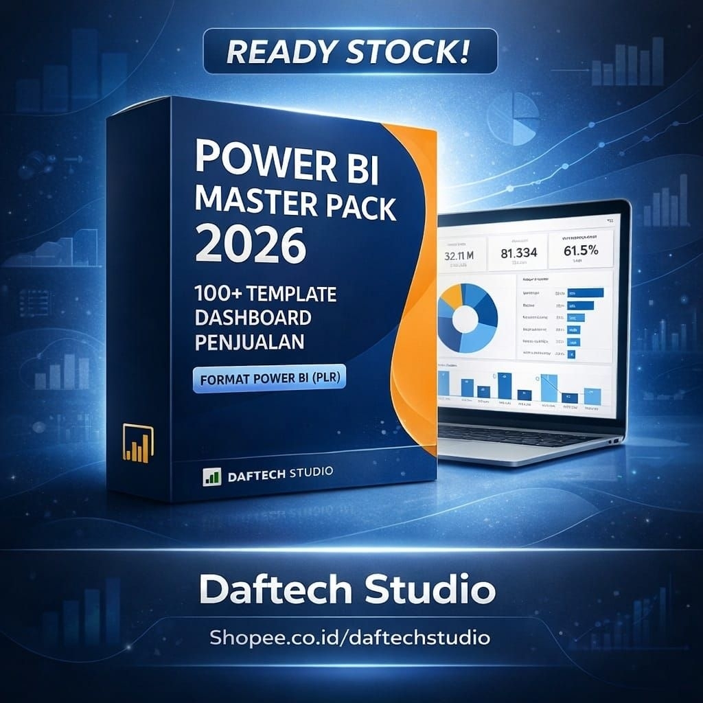 Jual Power BI Master Pack 2026 – 100+ Template Dashboard Penjualan ...
