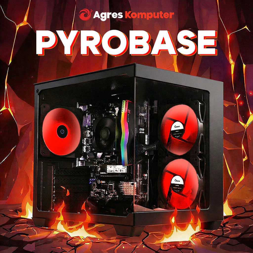 [NEW RAKITAN] Agres Pyrobase PC Rakitan AMD Ryzen 5 5600GT - Ram 16GB 512GB Windows 11