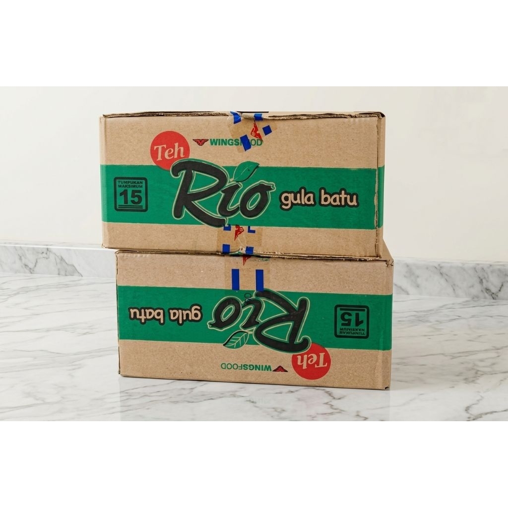 Jual Teh Rio Gula Batu 180ml 1 dus isi 24 pcs | Shopee Indonesia