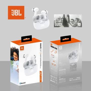 JBL Wave 200 TWS Earbud Nirkabel Sesungguhnya JBL Deep Bass Sound Earbuds Bluetooth 5.0 Water