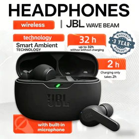 JBL Wave 200 TWS Earbud Nirkabel Sesungguhnya JBL Deep Bass Sound Earbuds Bluetooth 5.0 Water