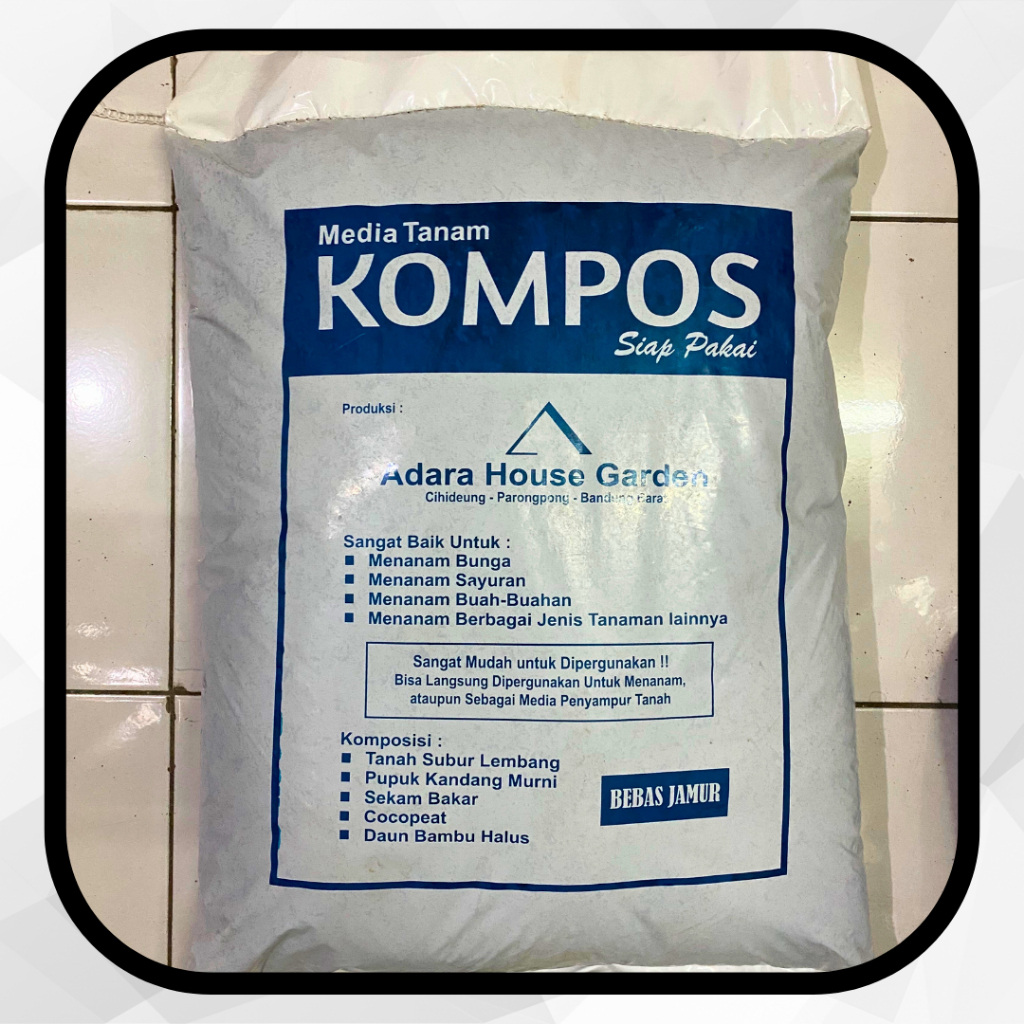 Media Tanam Kompos 1 KARUNG Siap Pakai Pupuk Organik