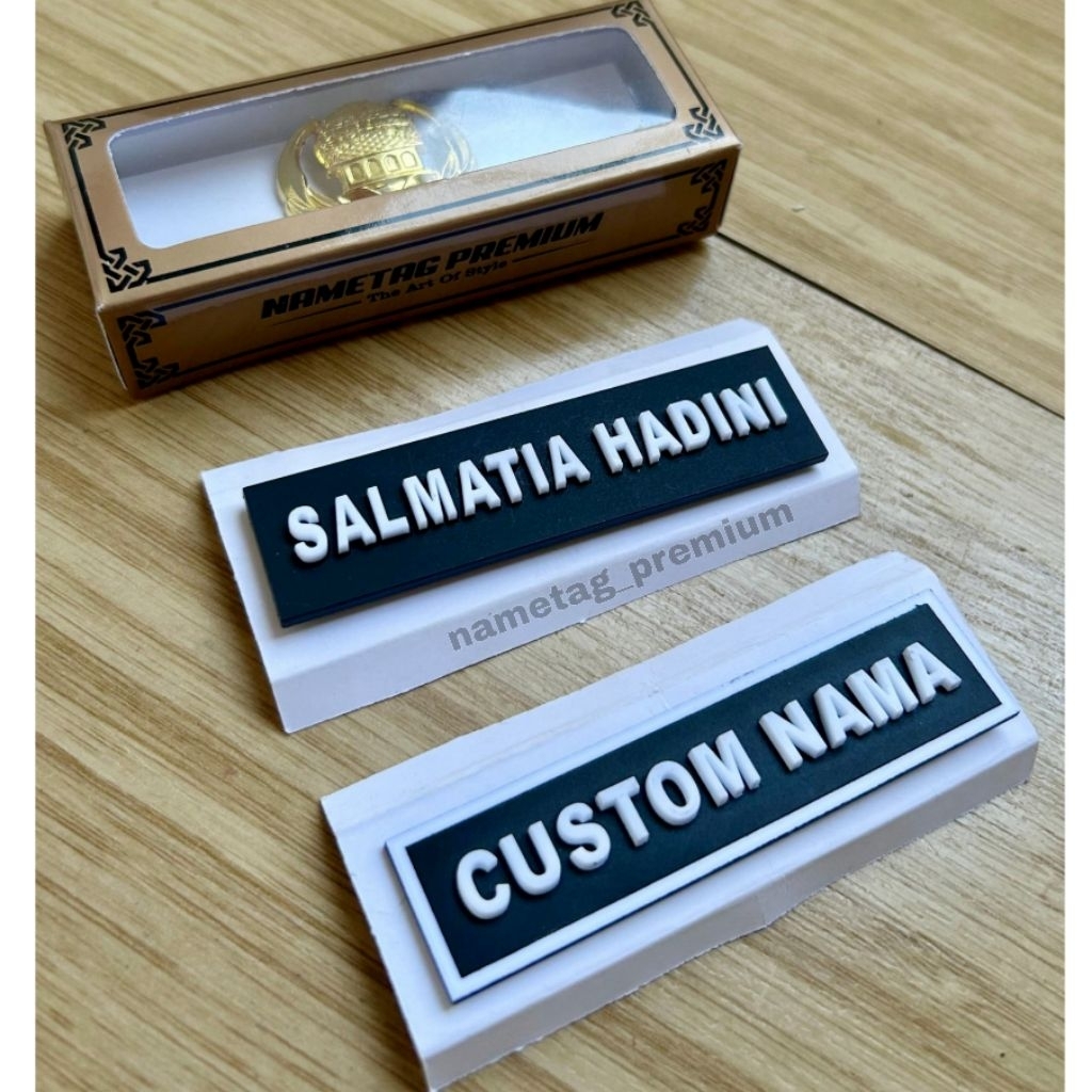 Jual PAKET BUNDLING NAMETAG TIMBUL 3D DENGAN PIN KORPRI ASN PPPK PAPAN ...