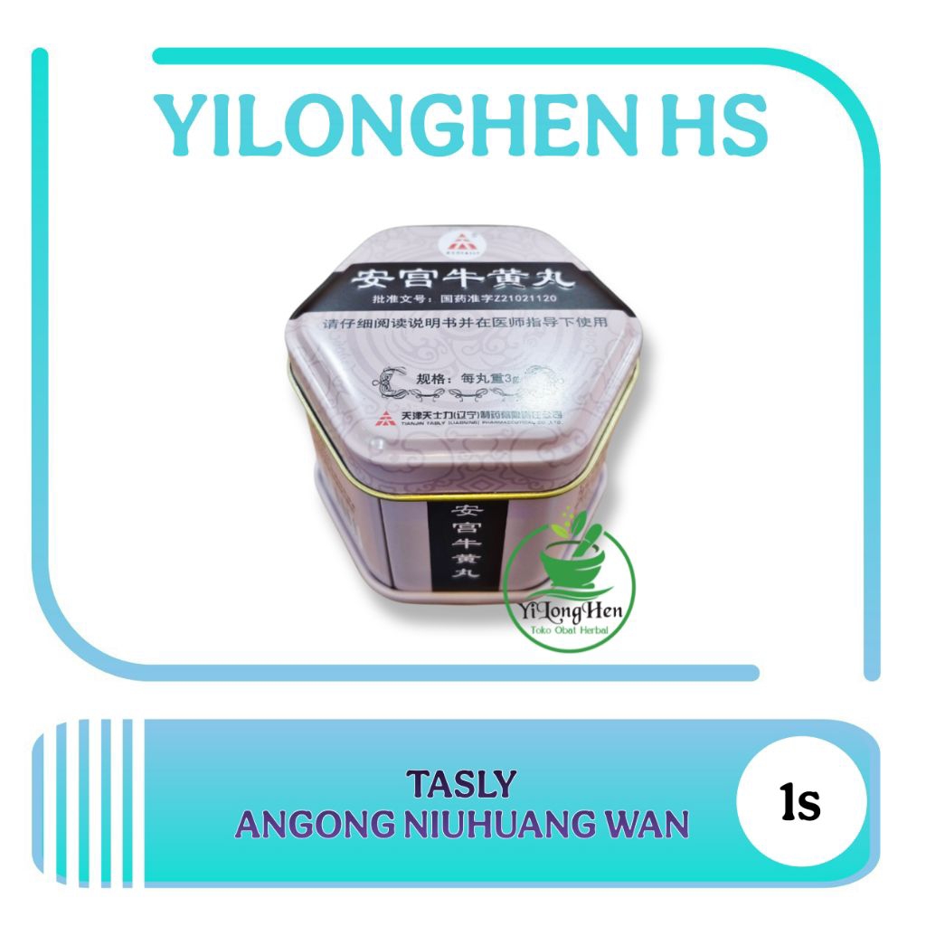 Angkung Tasly Angong Niuhuang Wan Tasly Obat Stroke Koma Meningitis Pendarahan Otak An Gong Niu Huang Wan