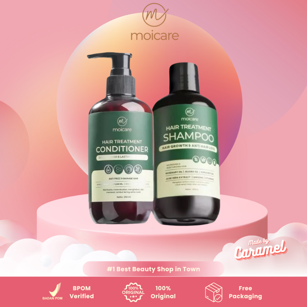 Jual MOICARE Hair Treatment Shampoo Hair Growth & Hair Treatment ...