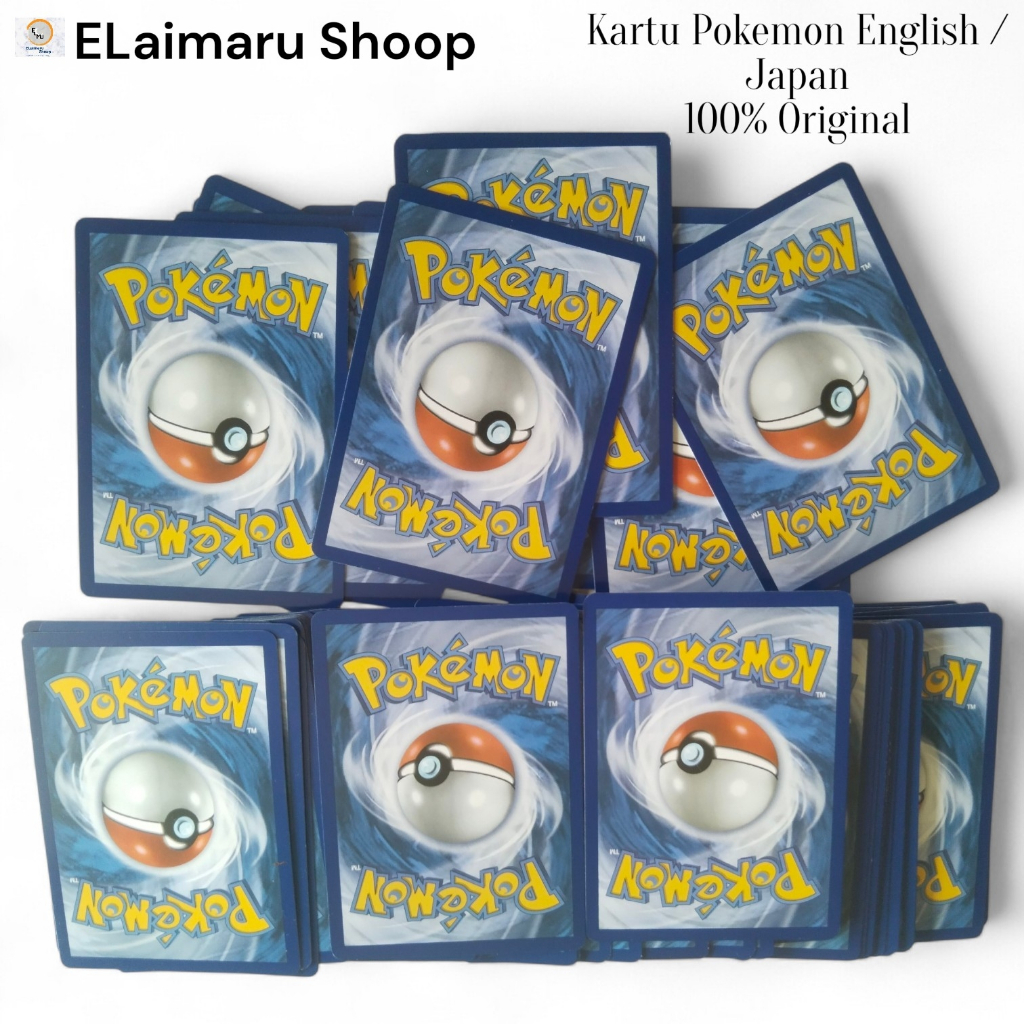 Jual Kartu Pokemon Bulk & Hologram Random TCG 100% Original Random ...