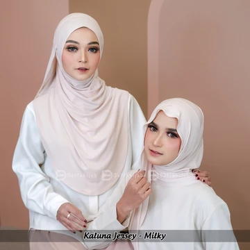 Grade B Pashmina Instan Kaluna Jersey Katun Bamboo By Daffahijab