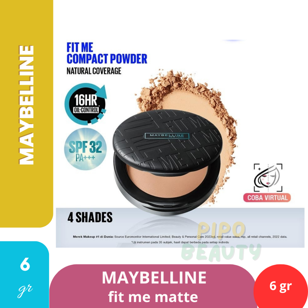 Jual Maybelline Fit Me Matte + Poreless 16-Hour Oil Control Compact ...