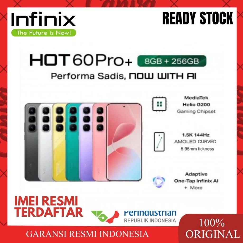 Jual Infinix Hot 60 Pro+ 8/256GB - Produk Resmi Indonesia Fullset ...