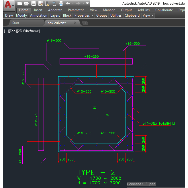 Jual Gambar Kerja Box Culvert format dwg | Shopee Indonesia