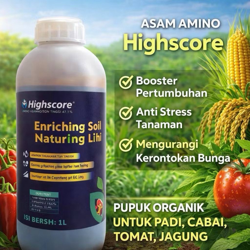 AlfaBeta Highscore Pupuk Asam Amino Organic Fertilizer 1000 ml