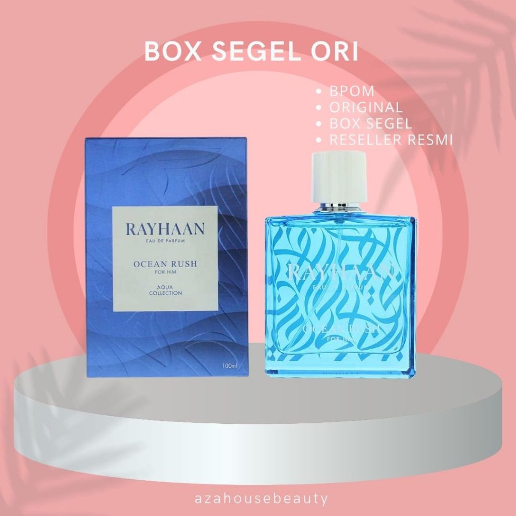 Jual Azahouse - Parfum Rayhaan Ocean Rush Full Box Segel 100ML BPOM ...