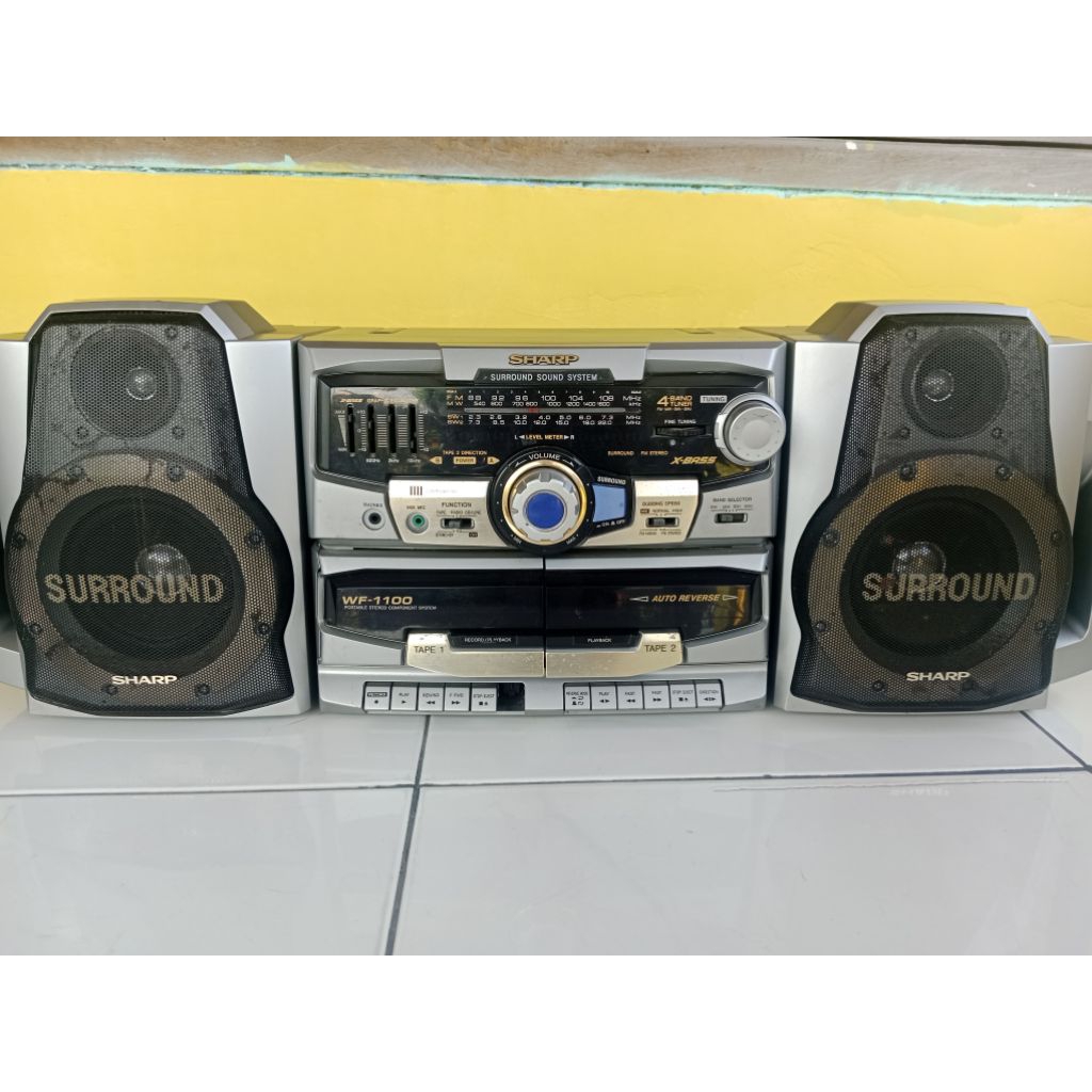 Jual tape compo sharp WF-1100L | Shopee Indonesia