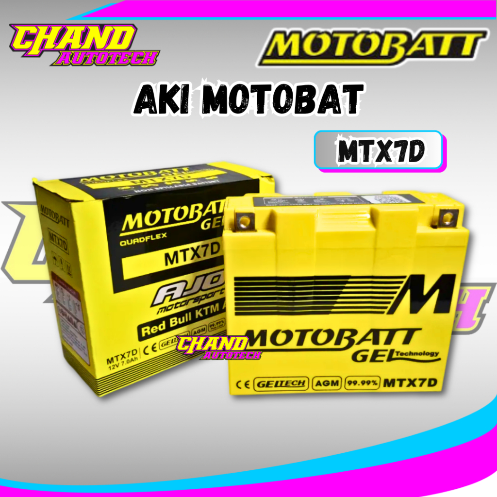 AKI MOTOBATT GEL TIGER NOUVO SCORPIO ACCU MOTOBATT MTX7D