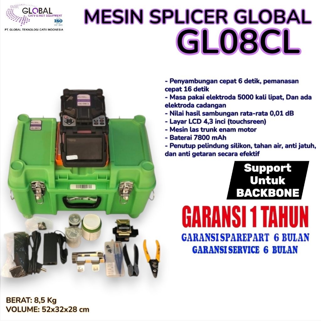 Jual MESIN SPLICER GLOBAL GL 08 CL | Shopee Indonesia