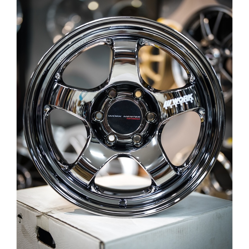 Jual Velg WORK Meister S1 R18 Black Chrome PCD 6x139 Lebar 9 ET0 Black ...