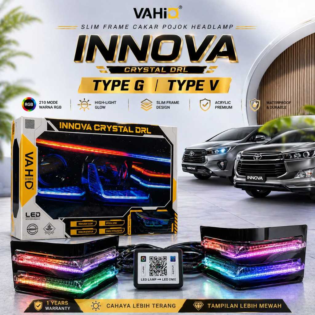 Jual Slim frame Premium original Vahid | lampu model 2 jari pojok ...
