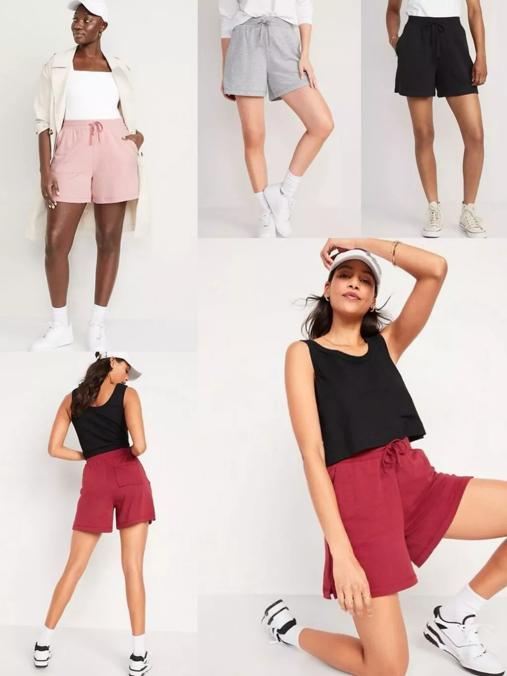 Celana Pendek Wanita OLN Extra High-Waisted French-Terry Sweat Shorts - 2321