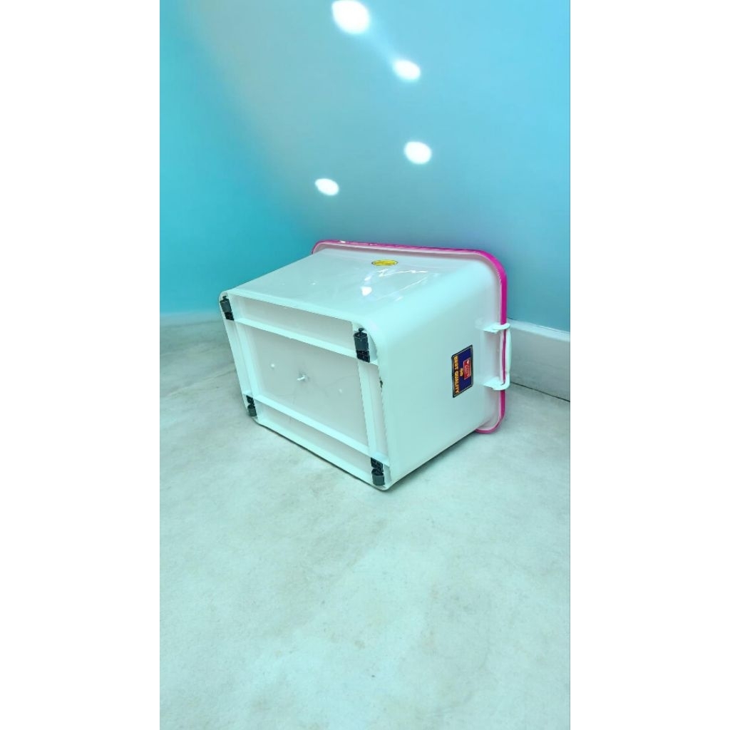 Jual CONTAINER BOX TEBAL GAJAH PLASTIK 90 LITER ( P 65 X L 46 X T 38 CM ...