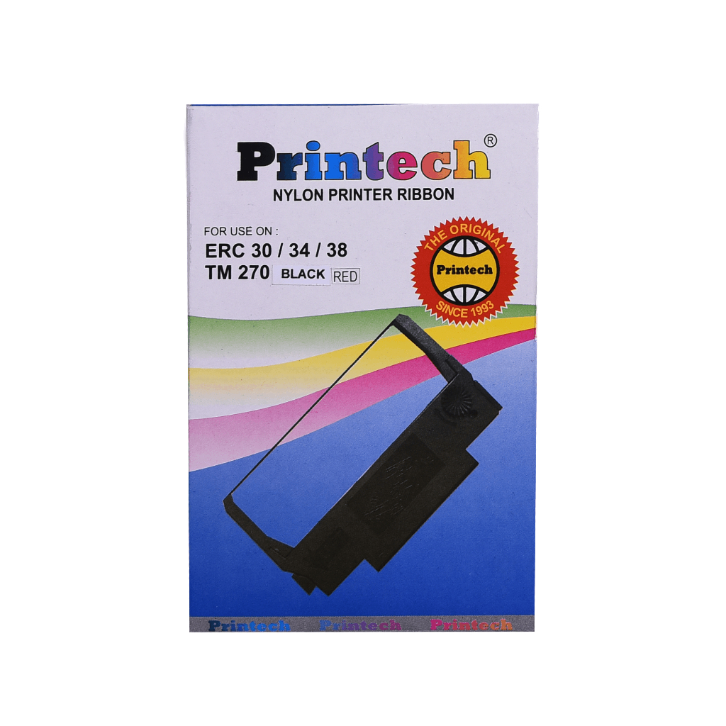 Jual Ribbon Cartridge PRINTECH ERC 30 / 34 / 38 Black Red | Shopee ...