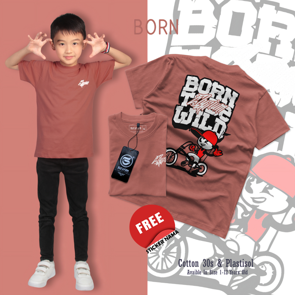 Jual MiniSize.ID Kaos Anak Distro Sablon Depan Belakang / Baju Anak ...