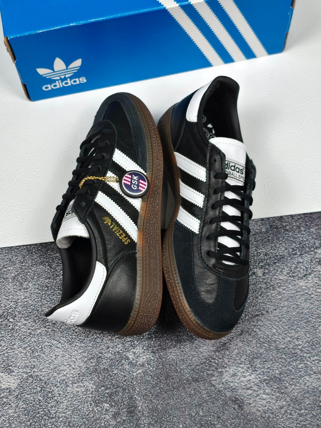 Jual Adidas Handball Spezial Leather Black Original - IE3402 | Shopee ...