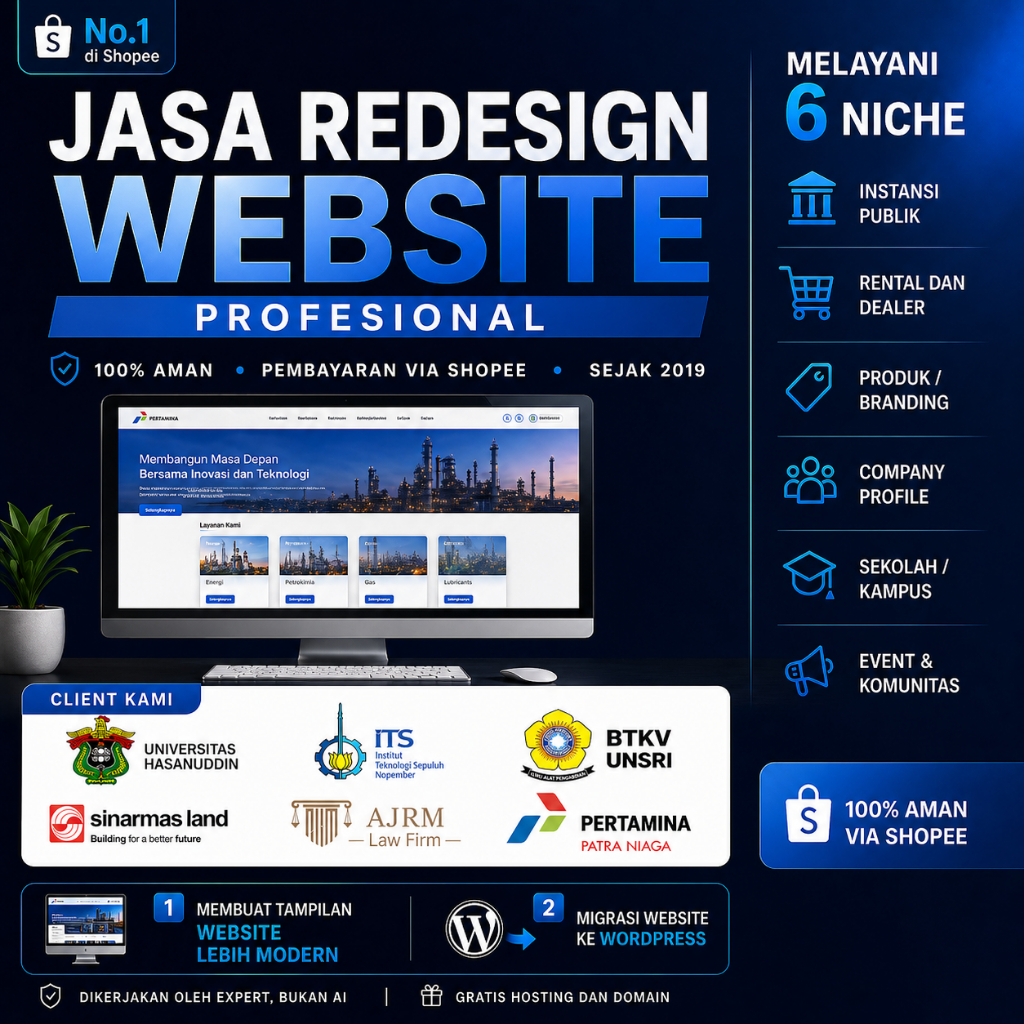 Jasa Redesign website professional