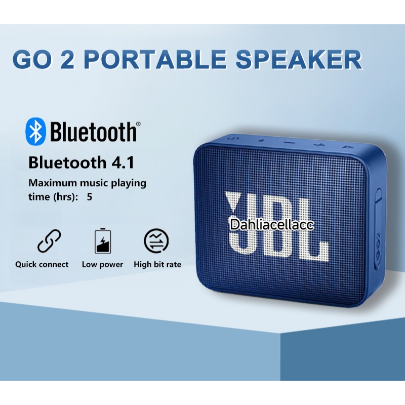 Jual GO2 Bass Speaker Bluetooth MINI JBL GO2 Wireless Portable Support ...