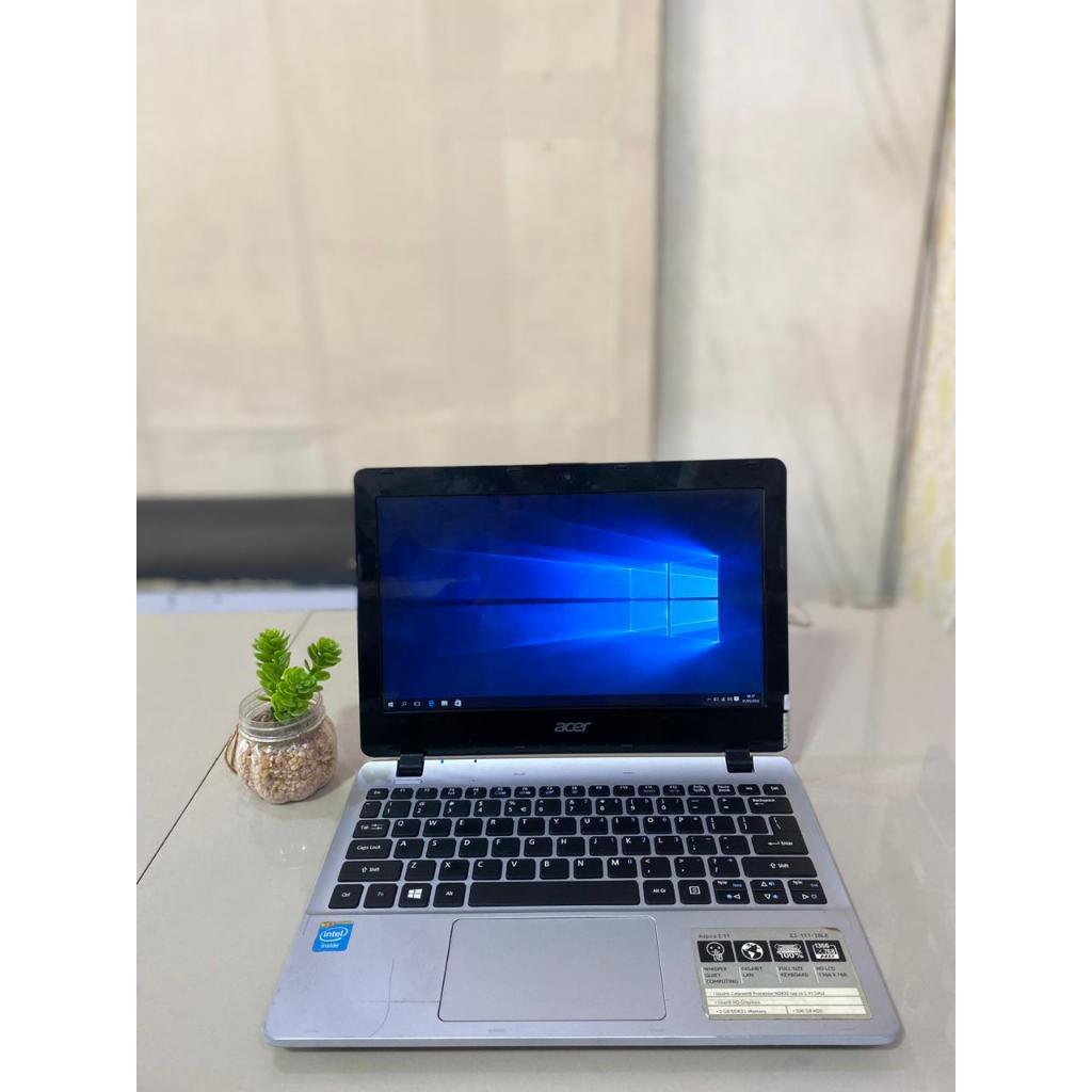 Jual NOTEBOOK ACER ASPIRE E 11 E3-111-28LK INTEL CELERON N2830 RAM 