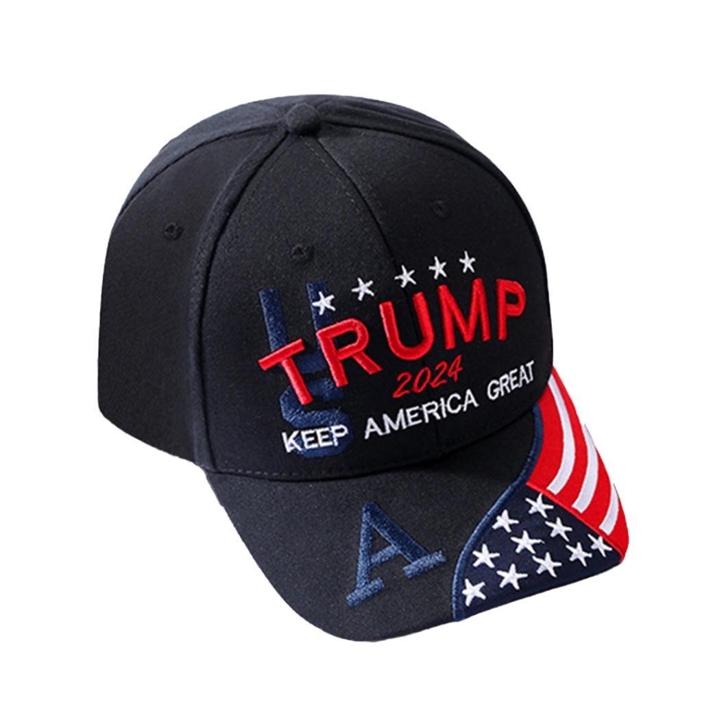 Jual MOCO Topi Trump Make America Great Again 2024 New Black Baseball ...