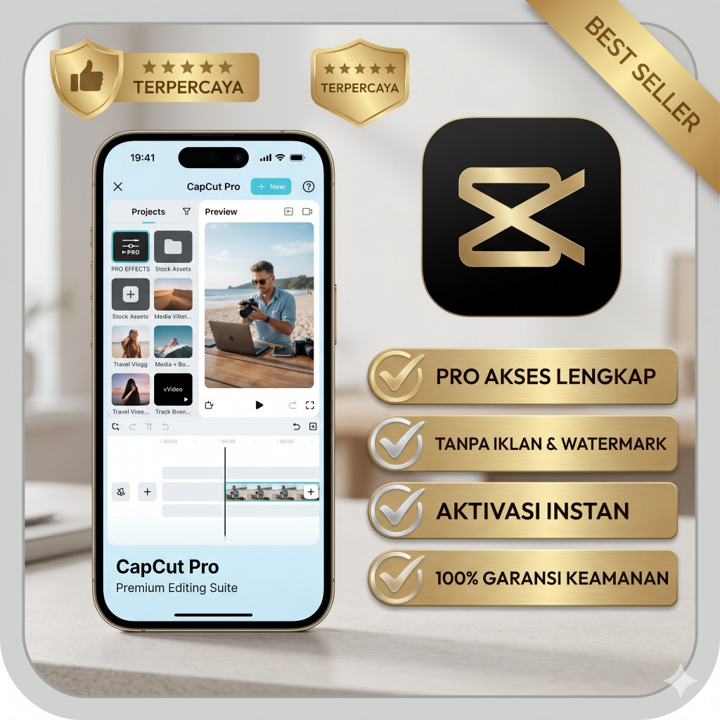 Jual Capcut Terlengkap & Harga Terbaru Juli 2026 | Shopee Indonesia