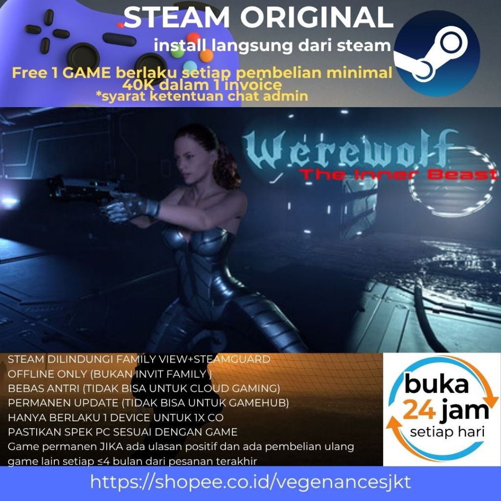 Jual Werewolf: The Inner Beast PC Game Original + Latest Update ...