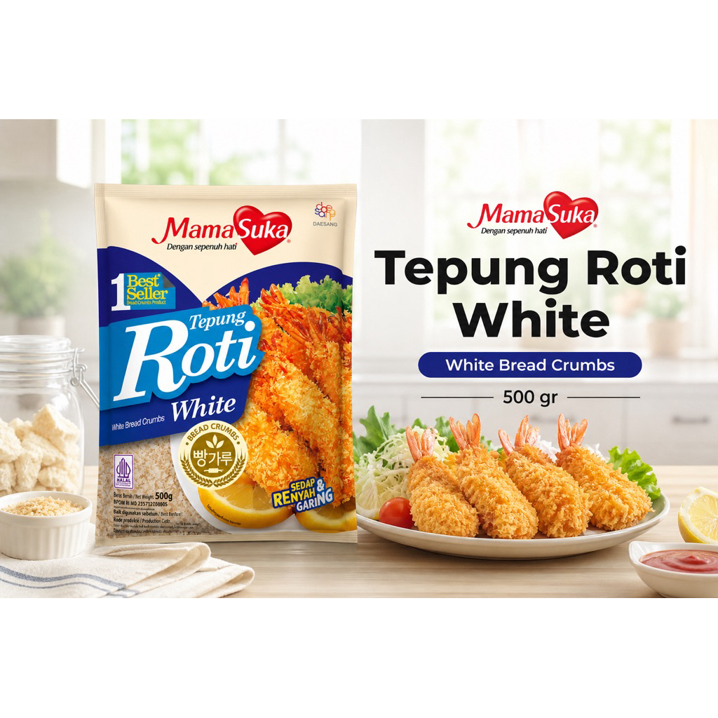 Jual Mama Suka Tepung Roti White 500 Gram | Shopee Indonesia