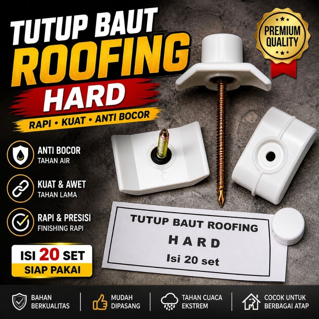 Jual Alderon Baut tutup alderon roofseal putih isi 20set + baut roofing ...