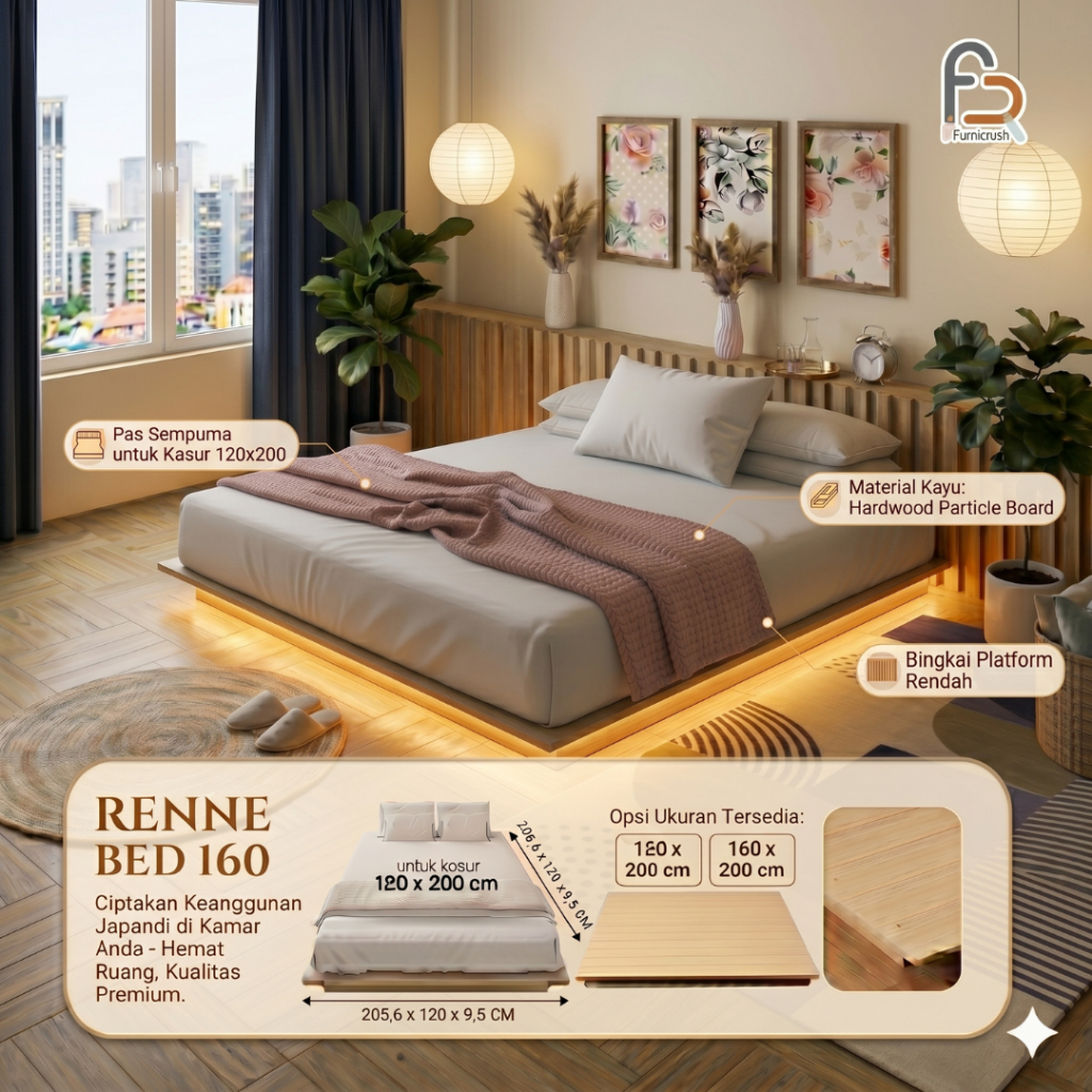 Jual Furnicrush Dipan Kasur 160 X 200 / Divan Tempat Tidur / Tatakan ...