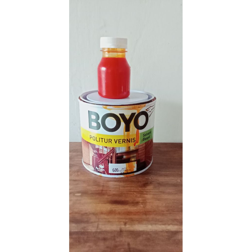 Jual eceran plitur Boyo 50ml warna jati | Shopee Indonesia