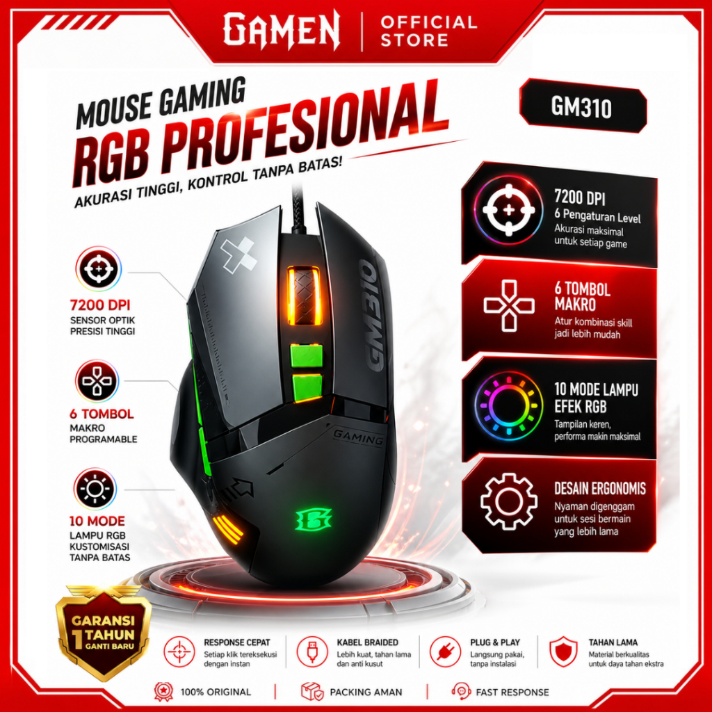 Jual mouse gaming macro Harga Terbaik & Termurah Oktober 2026 | Shopee ...