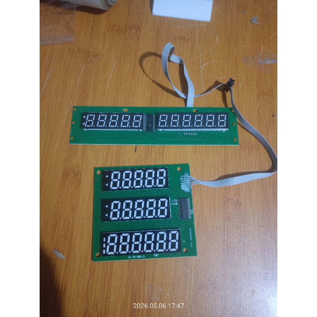 Jual Pcb Display Led merah timbangan digital ukuran 100kg/150kg/300kg ...