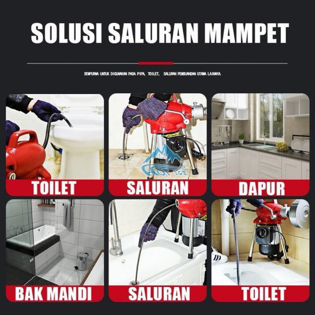 Jual Mesin Bor Ridgid Drain Cleaner 2031 Pembersih Saluran Mampet 1500W ...