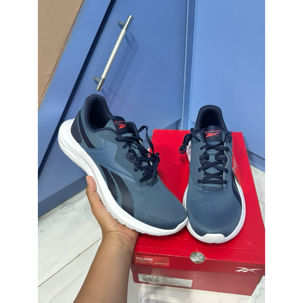 Jual Sepatu running Reebok men biru tua ukuran 40-44 sale 70% (ENERGEN ...
