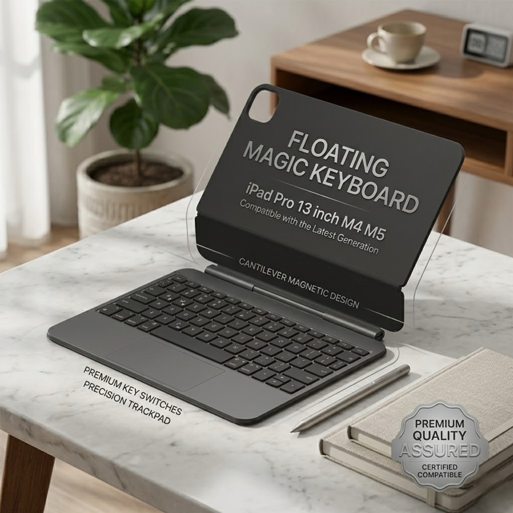 Jual Keyboard Floating Magic Magnetic For Ipad Pro 13 Inch M4 M5 ...