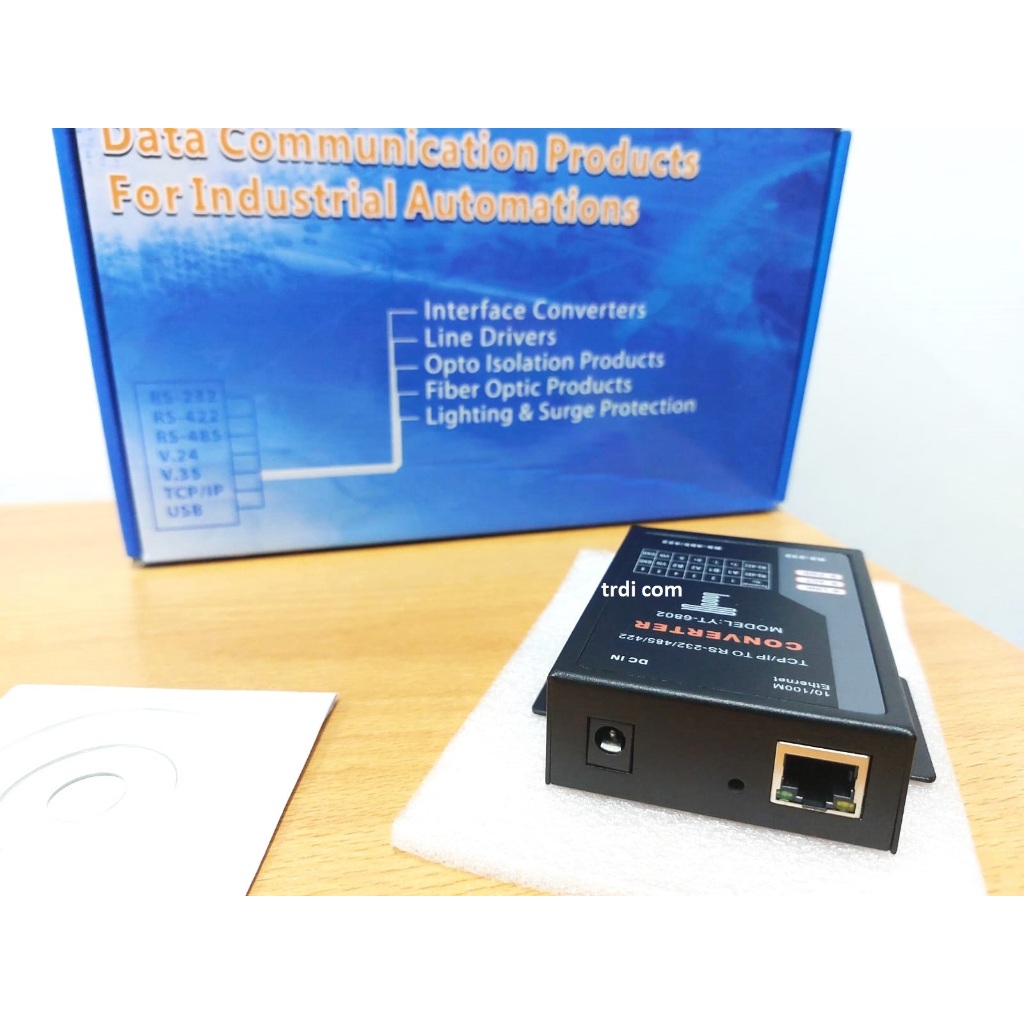 Jual Converter TCP IP LAN to RS232 RS485 R422 Konverter serial to LAN ...