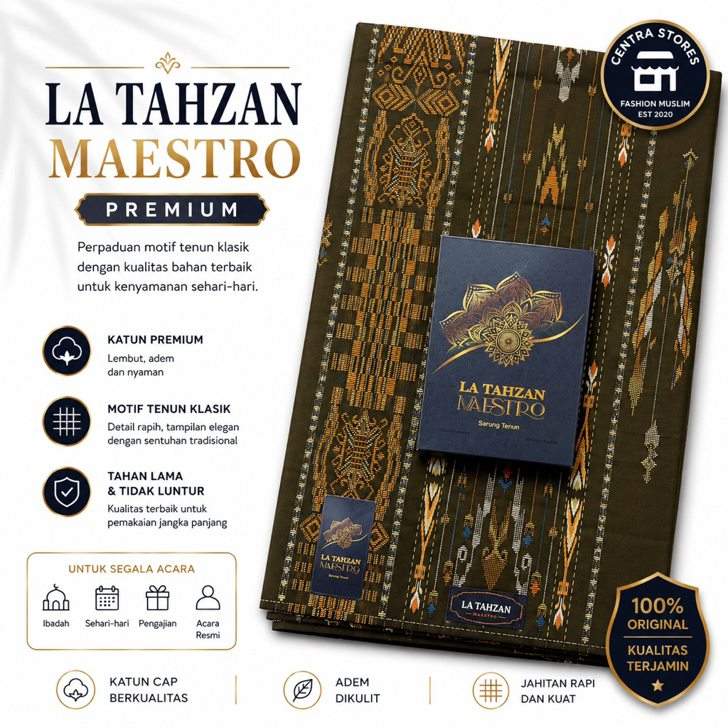 Sarung Kembang Doby La Tahzan Maestro Halus Ecer