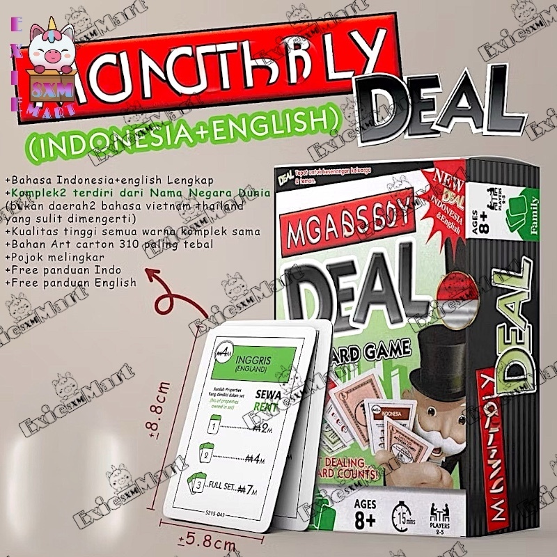 Jual MONOPOLY INTERNATIONAL 5IN1 - MONOPOLI INTERNASIONAL 5IN1 ...