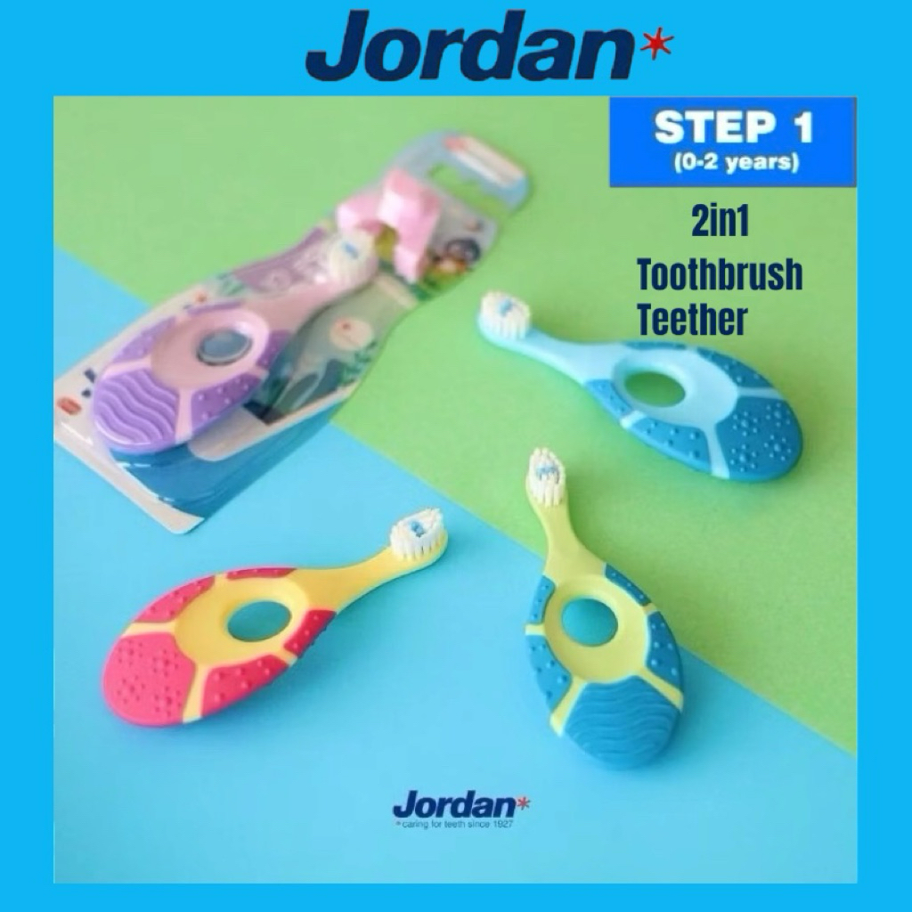 Jual Jordan Toothbrush Step 1 Extra Soft 0-2th Sikat Gigi Bayi & Anak ...